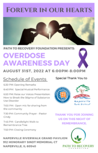 Overdose Awareness Day @ Naperville Grand Pavilion
